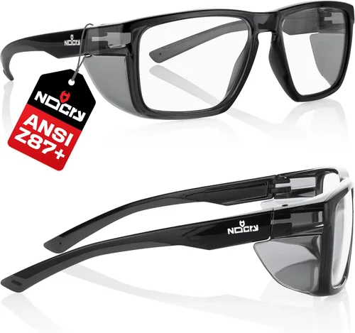 Miniatura 11 de NoCry Gafas de seguridad ANSI Z87.1 con lectores 1.5 con revestimiento anti niebla y anti arañazos — Gafas de lectura de seguridad de lente completa