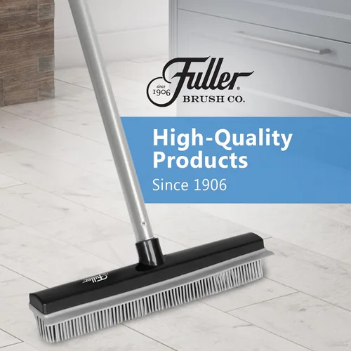 Miniatura 8 de Fuller Brush Escoba de goma, para alfombras, suelos, escaleras, tapicería, acción electrostática que elimina las partículas de suciedad del pelo