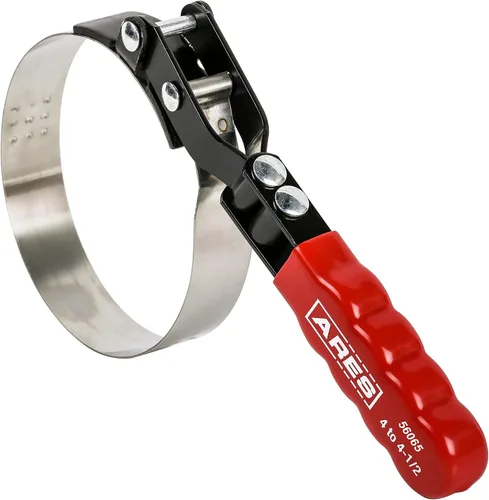 Miniatura 8 de ARES 56065 - Juego de 4 llaves giratorias para filtro de aceite con bolsa de almacenamiento – Llaves de 2 3/4 pulgadas a 5 1/4 pulgadas