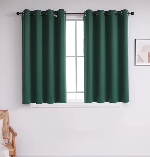 Miniatura 32 de INLINAS Cortinas opacas para dormitorio, aislamiento térmico, reducción de ruido, juego de 2 paneles de ahorro de energía, beige, 42 pulgadas