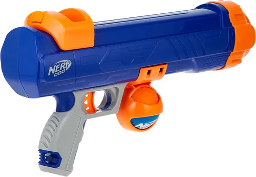 Miniatura 4 de Nerf - Juguete de pelota de tenis para perro, ideal para pescar, recarga manos libres, lanza hasta 50 pies, pelotas incluidas, varios tamaños