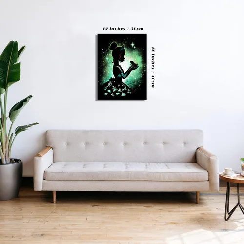 Miniatura 2 de Youtheart Pintura con diamantes, arte de diamantes de princesa, kit de bordado de punto de cruz de taladro completo 5D, decoración de pared de AR01