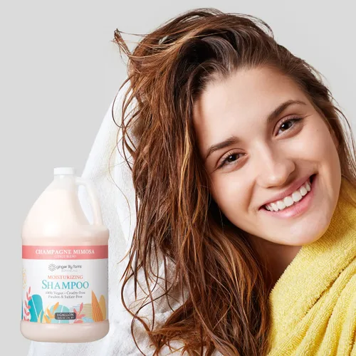 Miniatura 5 de Ginger Lily Farms Botanicals Champú hidratante para todo tipo de cabello, champán mimosa, 100% vegano y libre de crueldad, aroma de mezcla
