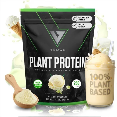 Miniatura 8 de VEDGE Polvo de Proteína Vegana - Polvo de Proteína Vegetal con Guisante, Calabaza y Girasol - Orgánico USDA, Aminoácidos, Sin Lácteos, Sin Gluten