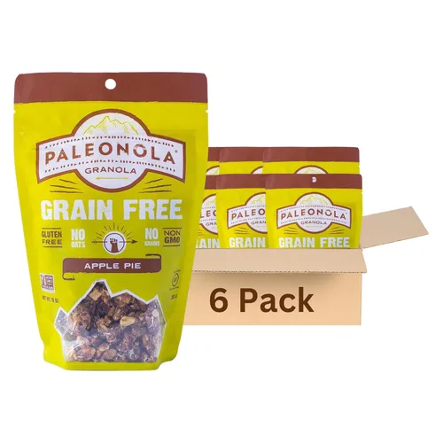Miniatura 13 de Paleonola Granola original sin granos, bolsa resellable de 10 onzas (paquete de 3) – Granola paleo de proteína sin grano mezclada con coco seco