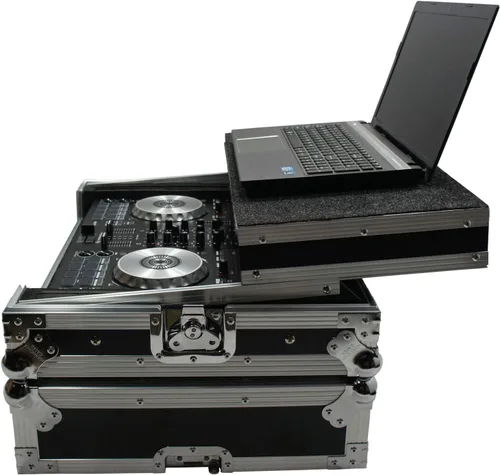 Miniatura 3 de Harmony Audio HCMINILT Flight Glide - Funda para portátil con soporte para DJ de carretera compatible con Pioneer DDJ-SB3