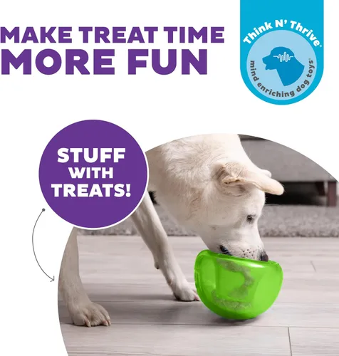 Miniatura 3 de Outward Hound Juguete Interactivo Dispensador de Premios Snoop Grande para Perros, Pelota Rompecabezas Alimentador Lento para Perros Medianos a