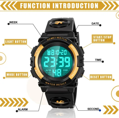 Miniatura 2 de Dodosky Reloj impermeable multifuncional LED para niños - Regalos para niños