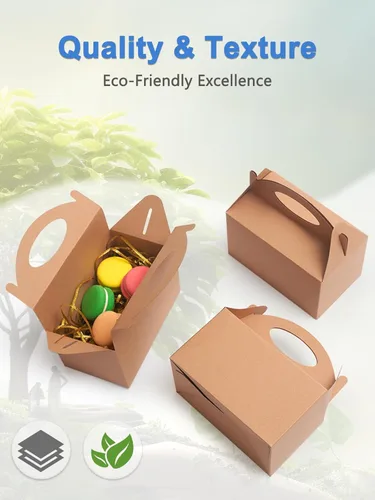 Miniatura 5 de 12 Piezas Cajas Pequeñas de Dulces para Fiestas, Bolsas de Regalo de Dulces, Galletas y Golosinas de 6 Pulgadas, Caja Triangular para Fiesta