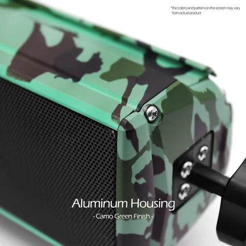 Miniatura 6 de GoHawk Altavoces de motocicleta Bluetooth impermeables, altavoces de manillar de motocicleta con luz LED, radio AUX/FM/puerto USB para motocicleta