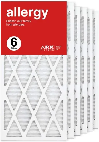 Miniatura 3 de AIRx Filters Filtro MERV 11 para horno de aire 10 x 30 x 1 para alergias, polvo y caspa de mascotas (paquete de 6), filtro de repuesto plisado