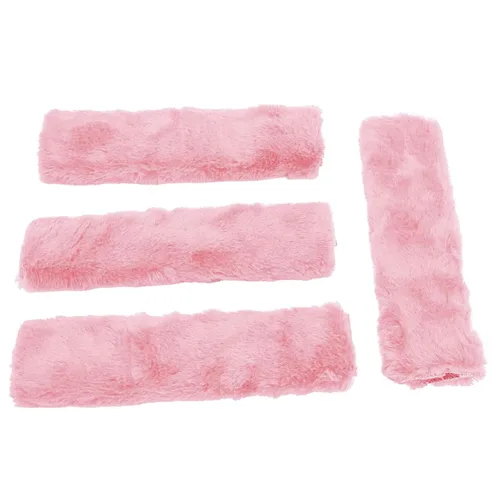 Miniatura 9 de Paquete de 4 fundas de cinturón de seguridad para niños, funda de cojín para cinturón de seguridad, almohadillas para correa de hombro para asiento