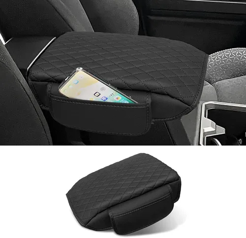 Miniatura 7 de Ajuste Personalizado para Funda de Consola Central 2015-2020 Ford F150, 2017-2022 F250 F350 F450, 2018-2024 Ford Expedition Protector de Brazo