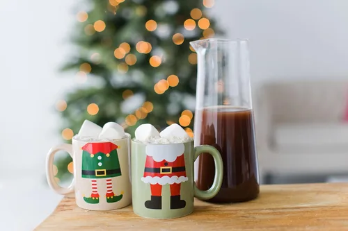 Miniatura 2 de Pearhead Bah Hum Bug - Taza de café de Navidad, decoración del hogar de temporada, ideas de regalo para rellenar calcetines, apta para microondas