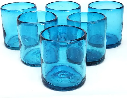 Miniatura 19 de Vasos cortos de ámbar sólido de 9 onzas (juego de 6), vidrio reciclado, sin plomo, sin toxinas (vaso de 9 onzas)