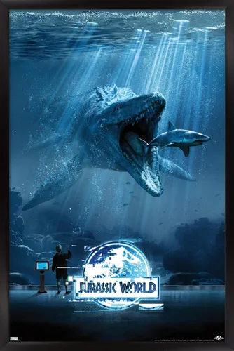 Miniatura 7 de Trends International Jurassic World - Póster de pared de agua, 14.725 x 22.375 pulgadas, versión premium sin marco