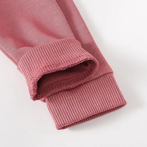 Miniatura 3 de Conjunto de sudadera con capucha y cremallera de 2 piezas para bebés, niñas y niños pequeños