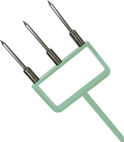 Landzie Juego de 3 púas de repuesto para aireador de césped, 3 púas para herramienta de césped aireador, 3 dientes manuales de acero inoxidable
