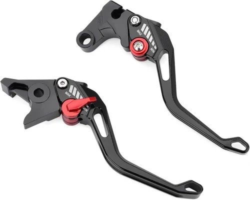 Palancas de freno de embrague de motocicleta para Yamaha YZF-R25 MT-25 MT-03 2015 2022 YZFR3 YZFR25 MT25 MT03 Manijas de control delanteras (color :