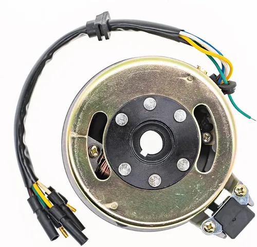 Miniatura 6 de Kit de rotor de 2 bobinas de encendido Magneto de estator de volante ATV Magneto placa de estator para 50cc 70cc 90cc 110cc 125cc Taotao Kazuma SSR