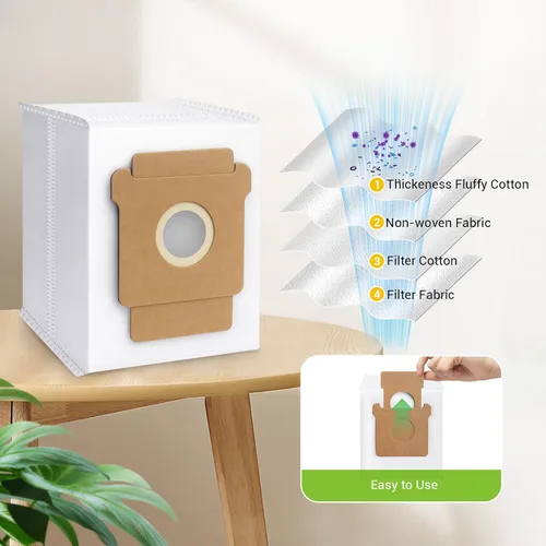 Miniatura 3 de Paquete de 16 bolsas de polvo combinadas Plus 405 para Roomba Essential Q0520/Plus 405 Combo/Plus 505 Combo/Plus 504 Vac/Y0140
