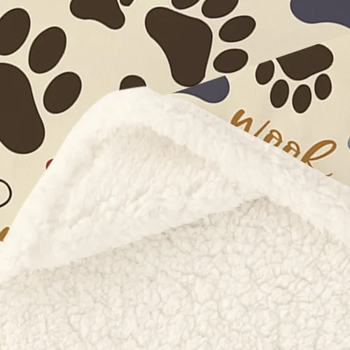 Miniatura 53 de Autumn Teddy Dog Patchwork Sherpa Blanket Fall Cozy Throw Blanket Cute Puppy Quilt Style Warm Soft Blanket for Couch Sofa Bedroom Decor 50x60 Inches