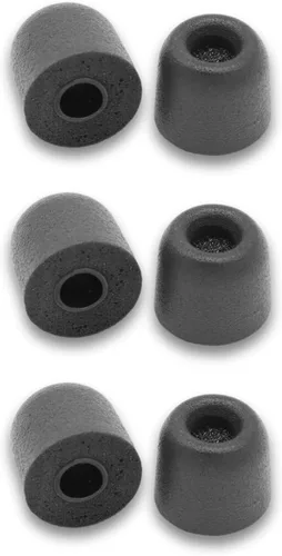 Miniatura 8 de Comply Almohadillas para oído de espuma Premium - almohadillas aislamiento T-100 (Negro, 3 pares, tamaño grande) S Negro
