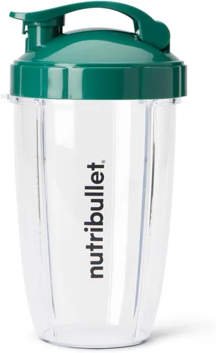 Miniatura 4 de nutribullet Vasos To-Go de 24 onzas y tapas abatibles de colores (negro/verde)