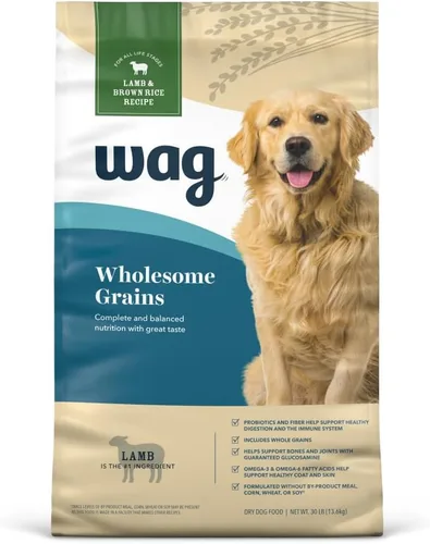 Miniatura 14 de Marca Amazon - Wag Nutrición Premium para Perros Adultos, Alimento Seco, Apoya la Salud del Estómago y la Piel, Carne de Res y Arroz Integral, Bolsa