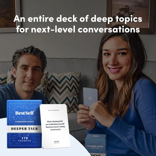Miniatura 8 de BestSelf Deeper Talk Date Deck Bundle - Tarjetas de conversación de fecha y rompehielos