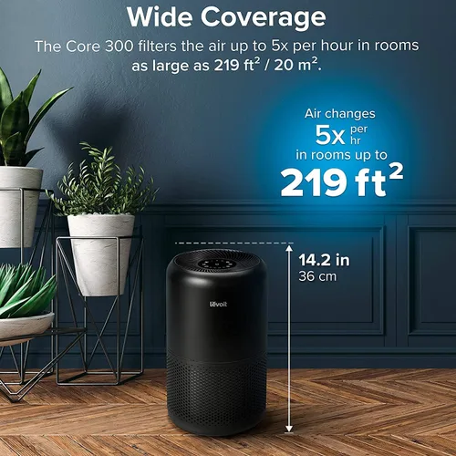 Miniatura 7 de LEVOIT Purificadores de aire para el hogar Purificador de aire Core 300 para dormitorio