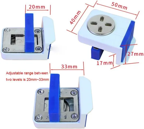 Miniatura 7 de Cerradura de ventana montada Cerradura de pestañas de seguridad para niños para ventana deslizante Bloqueo de límite antirrobo Prevención de caídas