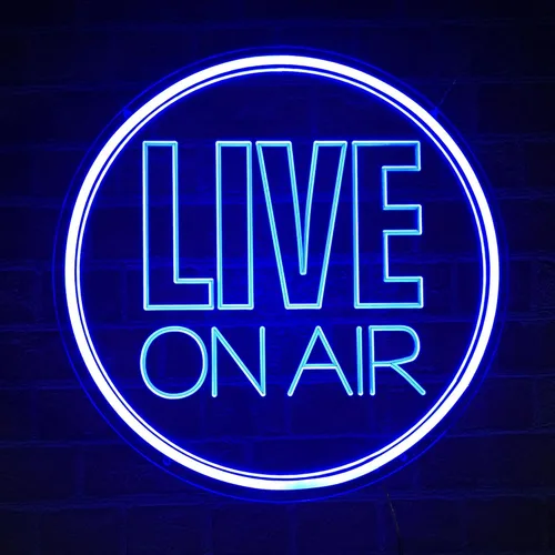 Miniatura 13 de NOXTROND Letrero de Luces de Neón En Vivo, Letrero de Neón LED En Vivo con Alimentación USB para Pared, Decoración de Pared En Vivo Regulable