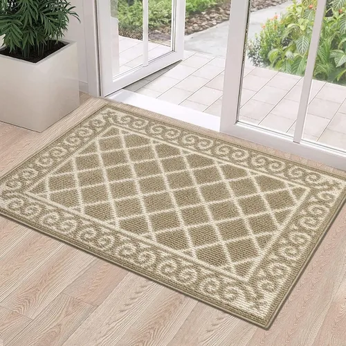 Miniatura 31 de HEBE Alfombra para Puerta Interior 20''x32'' Alfombras de Bienvenida Antideslizantes para Puerta Principal Alfombras Lavables para Zapatos Atrapa