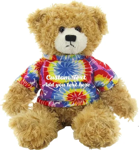 Miniatura 10 de Oso Brandon beige personalizado – Juguete de peluche personalizado de 12 pulgadas – Regalo perfecto de oso personalizado para graduación, San
