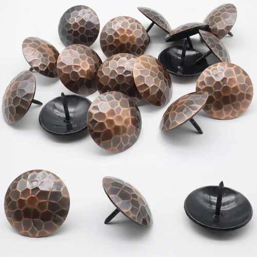 20pcs 1.5 inch Large Clavos Decorative Nails, Round Head Antique Clavos Iron Fasteners Rustic for Farmhouse Ornamental Wood Doors Shutters Gates