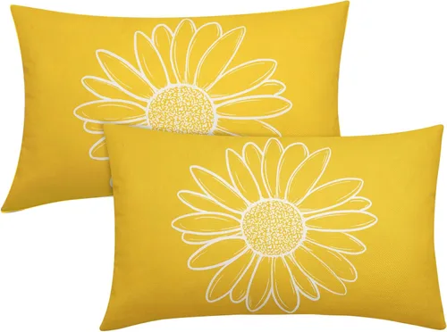 Miniatura 56 de Juego de 2 fundas de almohada de plantas verdes de 18 x 18 pulgadas, diseño de hojas de helecho botánico verde salvia, primavera, verano, vintage
