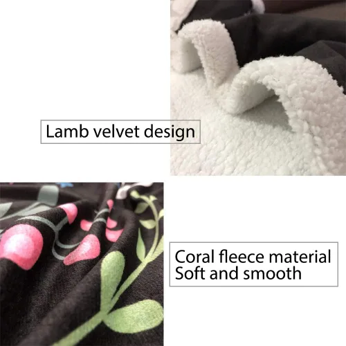 Miniatura 7 de SEVENBABU Fleece Throw Blanket for Couch - Modern Black and White Buffalo Check Plaid Lightweight Bed Blanket Plush Blanket Fleece Reversible Warm