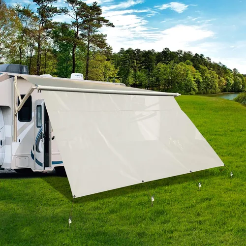 Miniatura 8 de Dulepax Parasol lateral para toldo de RV - 9'X7' - Pantalla lateral de segunda generación para toldo de RV mejora significativamente la sombra
