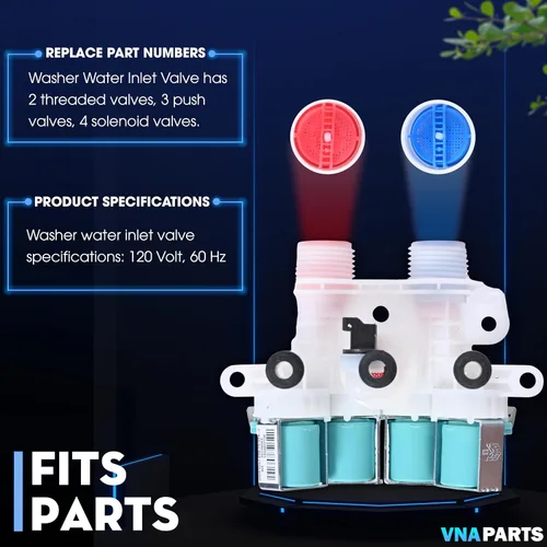 Miniatura 2 de Para Whirlpool Cabrio WTW8500DR2 WTW8500DC2 WTW7500GC0 WTW7500GW0 WTW8500DC0 WTW5105HW0 WTW5105HW1 WTW7500GC2 WTW7500GW2 TW85000 DC5 WTW7500GW