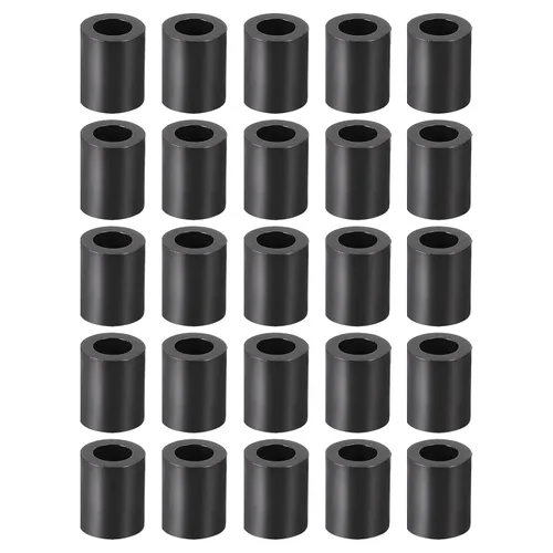 Miniatura 23 de YOKIVE 300 Pcs Black Round Spacer, Not Threaded Washers with High Insulation Effect, Keep Height Consistent, Great for M3 Screws (ABS, 3.2mmx7mmx2mm)