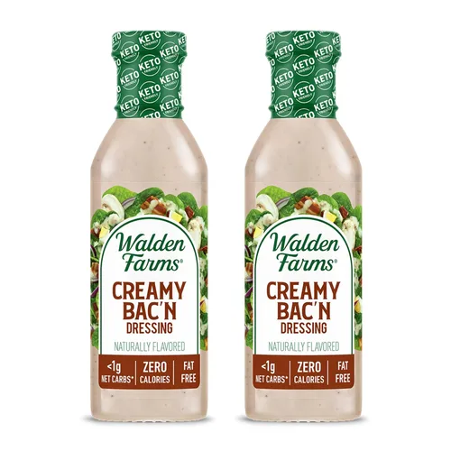 Miniatura 37 de Walden Farms Vinagreta de Tomate Seco al Sol – Aderezo sin calorías, bajo en carbohidratos, apto para dieta keto, vegano, sin azúcar con rico sabor
