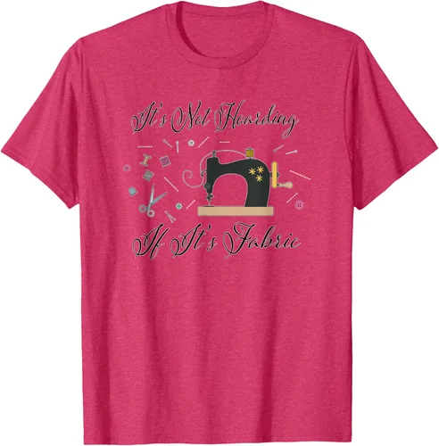 Miniatura 37 de It's Not Hoarding If Its - Camiseta de costura para acolchado, Blanco, S