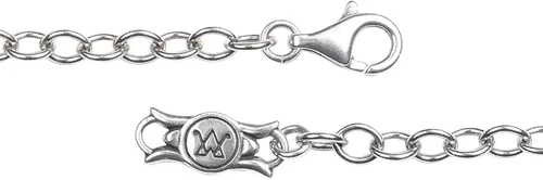 Miniatura 5 de American West Sterling - Placa de piedras preciosas con colgante de plumas, 16.9in