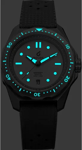 Miniatura 2 de BOLDR Reloj Odyssey Freediver White Frost, Escarcha Blanca, Moderno