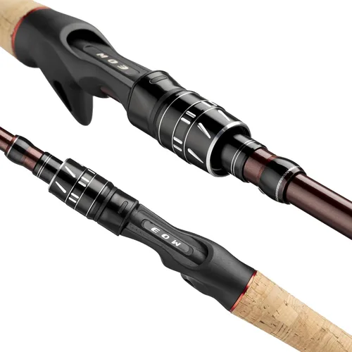 Miniatura 3 de EOW XPEDITE Portable Telescopic Fishing Rods, Spinning & Casting, 24T Carbon Blanks & Solid Carbon Tip, Cork Handle, Travel Rod, Short Collapsible