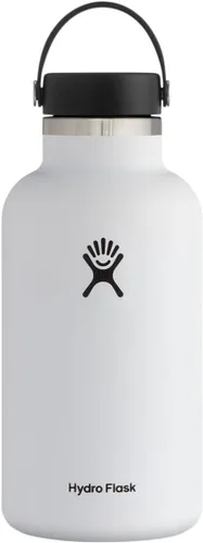 Miniatura 32 de Hydro Flask - Botella de agua de acero inoxidable aislada - Boca ancha con tapa flexible, sin derrame, a prueba de fugas y recargable de 40 oz Negro