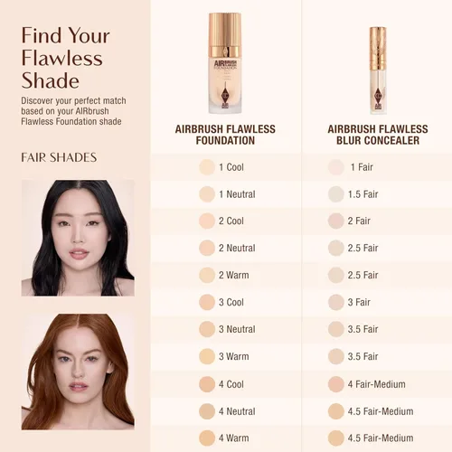Miniatura 8 de Charlotte Tilbury AIRbrush Corrector de desenfoque impecable – Corrector para ojeras, manchas y más – Hidratante, cobertura completa con un acabado