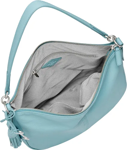 Miniatura 5 de Fossil Jolie Bolso Hobo de cuero para mujer, Turquesa, talla única