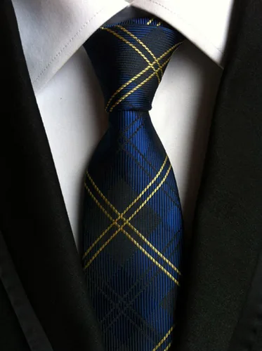 Miniatura 69 de WeiShang Lote de 6 corbatas clásicas de seda para hombre, corbatas tejidas jacquard